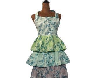 Delantal vintage, talla única.