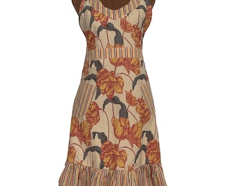 Delantal vintage, talla única.