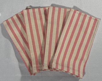 Stripe Napkins set of 4