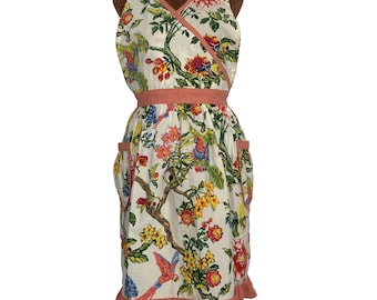 Delantal vintage, talla única.