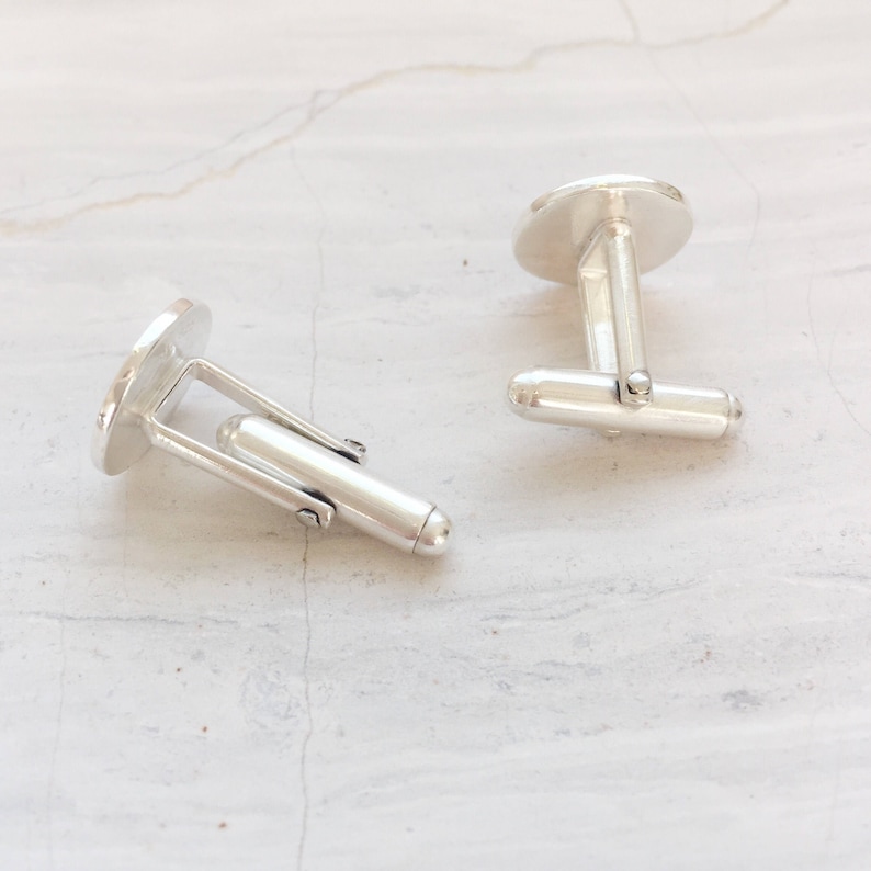 Sterling Silver Poplar Cufflinks