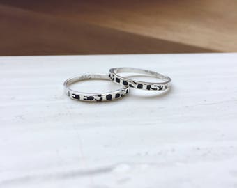 Feminist Ring in Sterling Silver