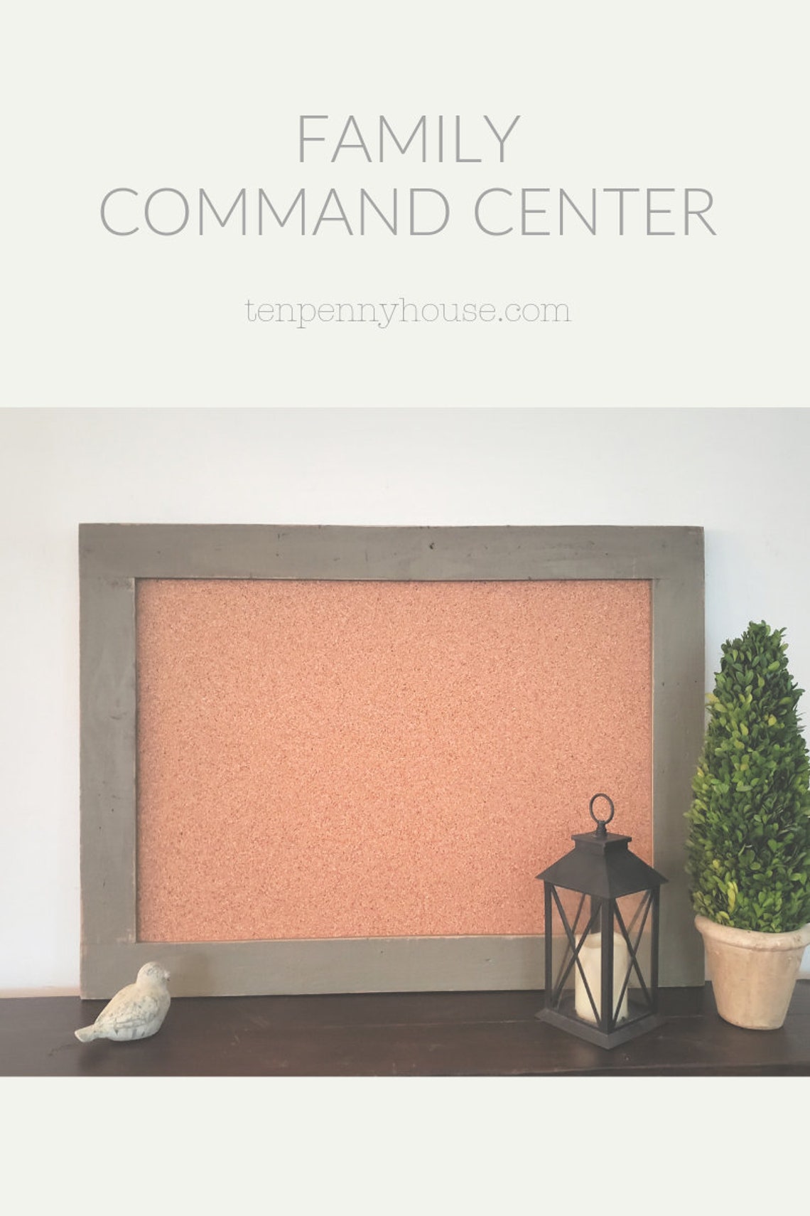 Framed Bulletin Board Farmhouse Wall Decor 28x40 Shown in Etsy