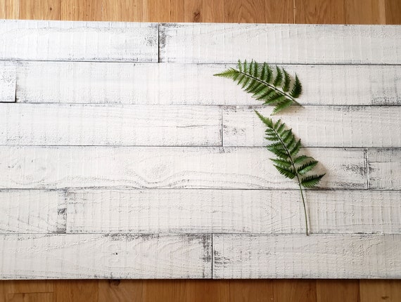 Rustic Wood Wall Shiplap Planks Shown In Antique White Rustic Wood Wall Shiplap Planks