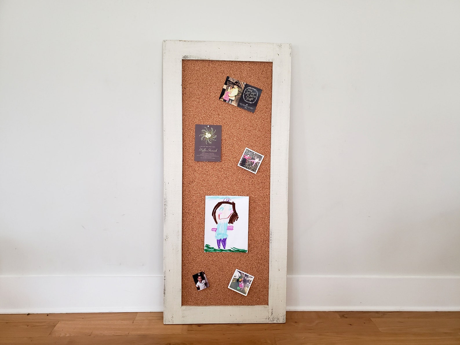 Long Skinny Bulletin Board Message Board 24 X 54 Shown in Etsy