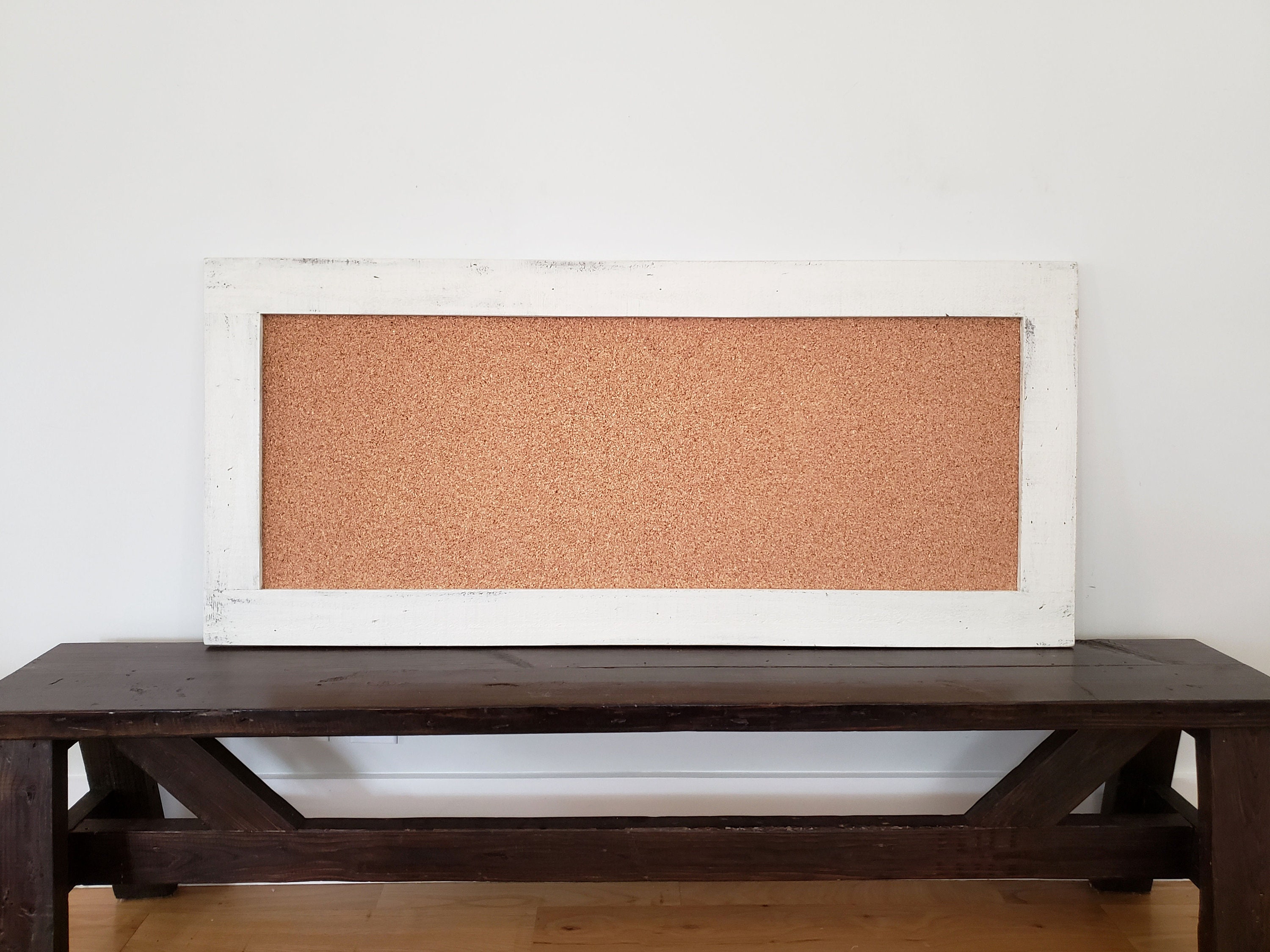 Long Skinny Bulletin Board Message Board 24 X 54 Shown in Etsy