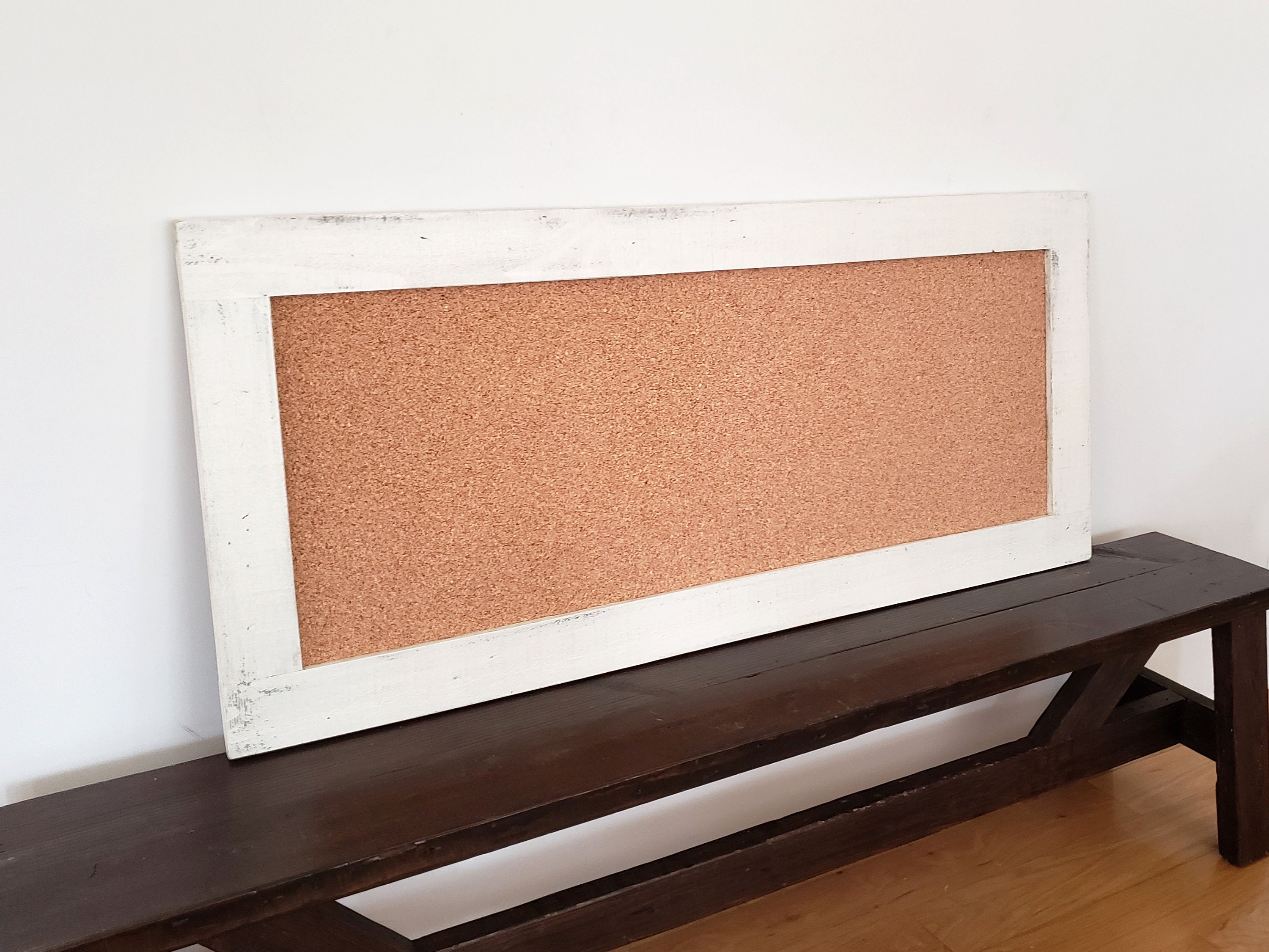 Long Skinny Bulletin Board Message Board 24 X 54 Shown in Etsy