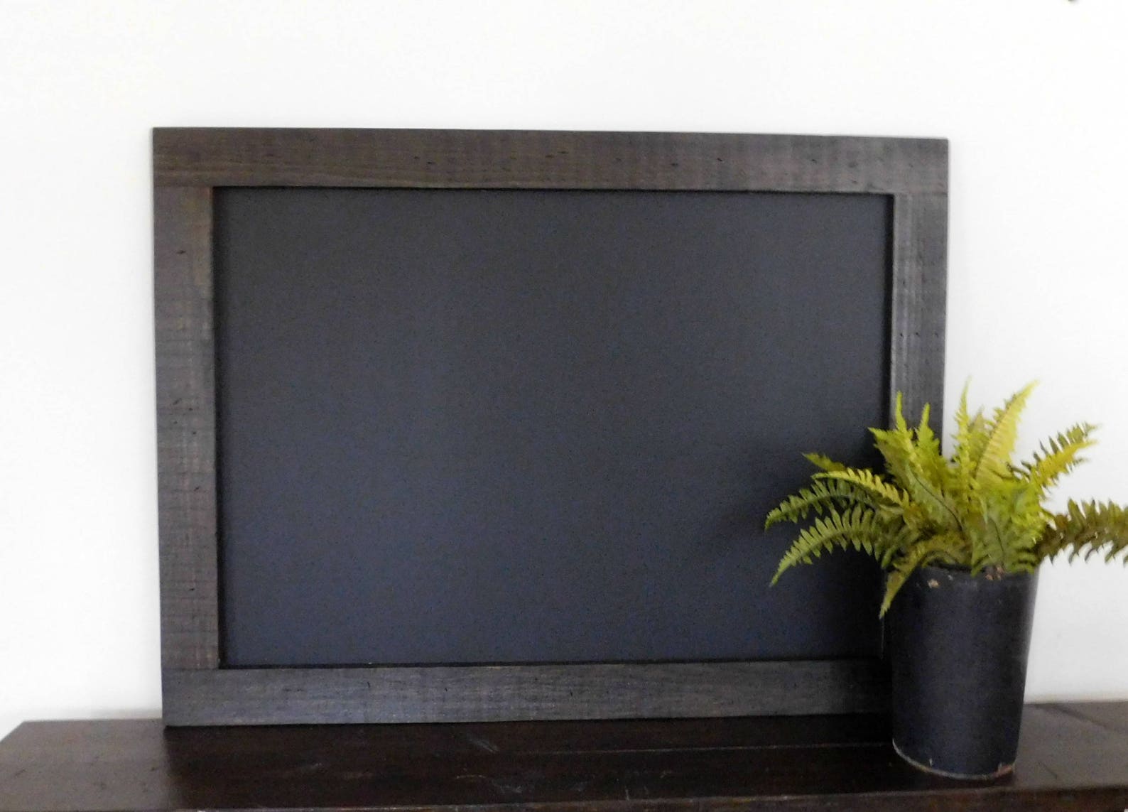 Extra Large Framed Chalkboard 36 x 48 Shown in Espresso Stain Etsy