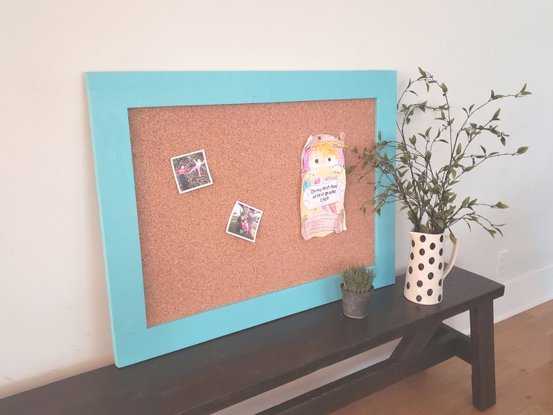 Framed Cork Board Playroom Wall Decor 36 X 48 Shown in Etsy