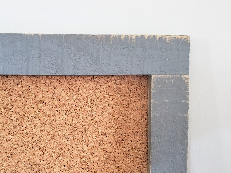 Desktop Cork Board Small Bulletin Board 24x30 Shown in Medium Etsy