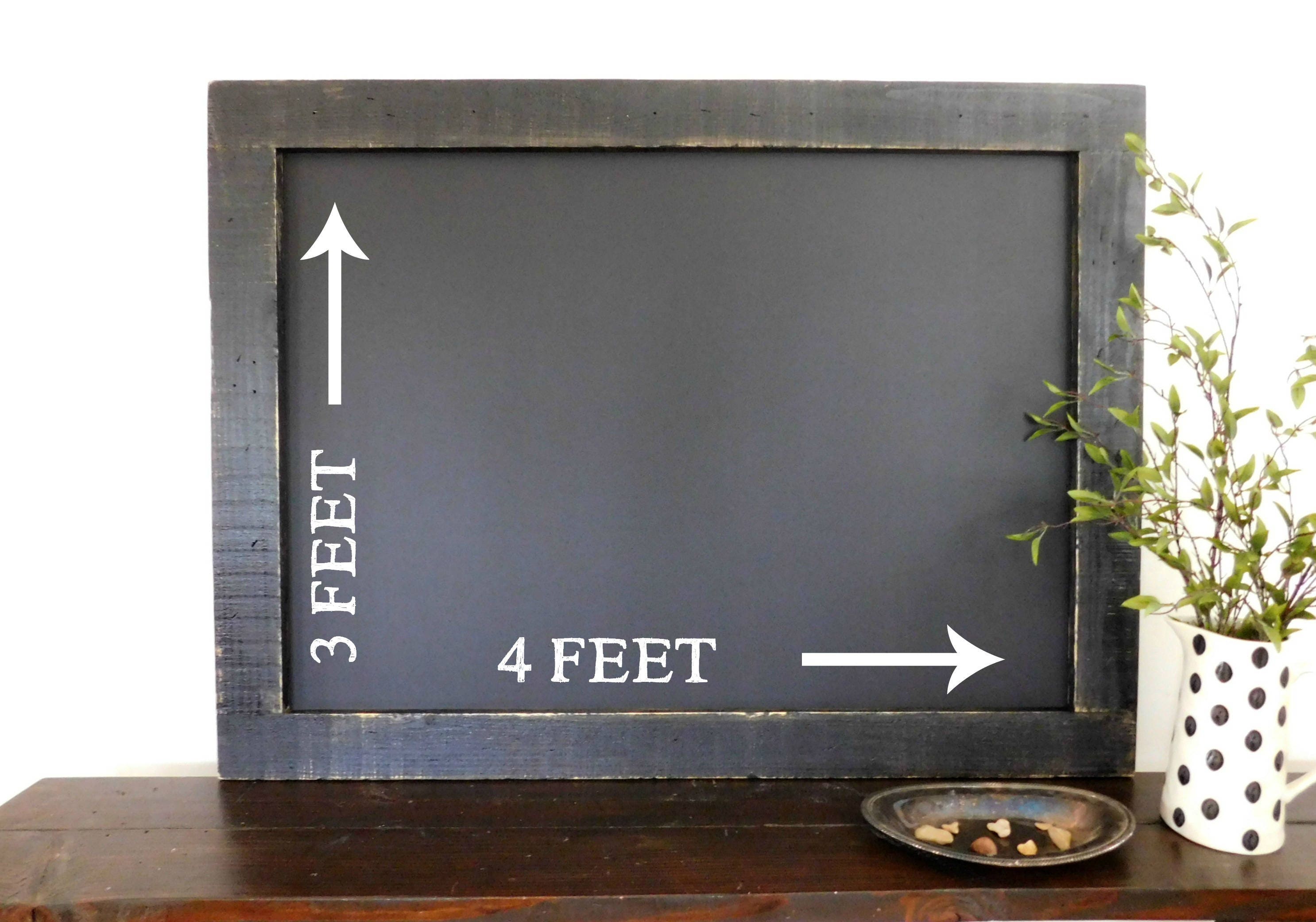 Extra Large Chalkboard Framed Chalkboard 36 x 48 Shown with Etsy 日本