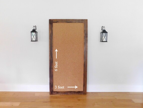 Tableau En Liege Geant Mur D Affichage 36 X 72 Bureau Decoration Murale Indique Dans Les Tache Marron Moyen