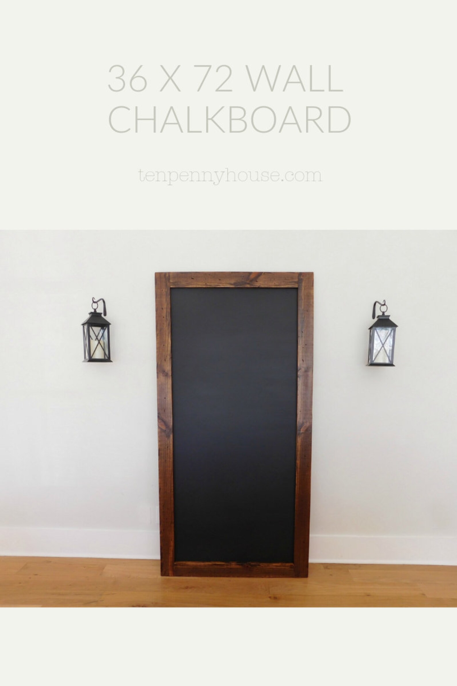 Large Kitchen Chalkboard Huge Wall Chalkboard 36x72 Shown in Etsy