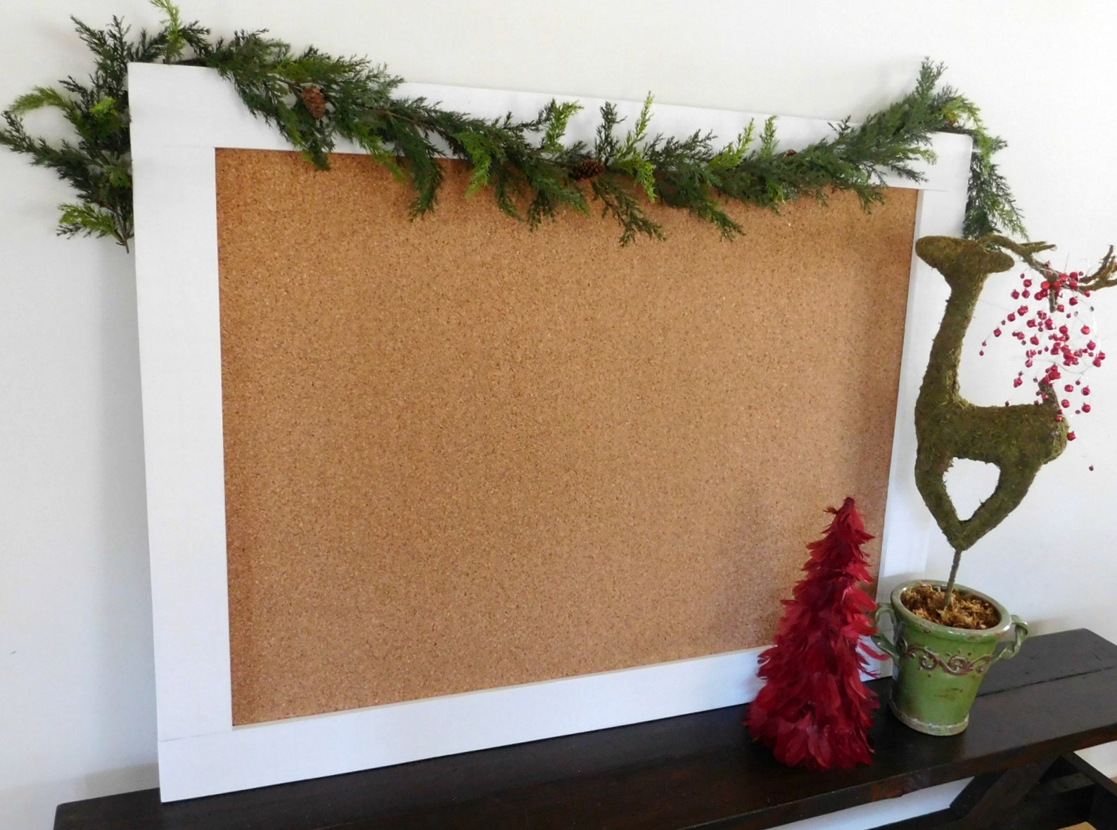 Extra Large Bulletin Board Cork Board With Wood Frame 36x48 Etsy