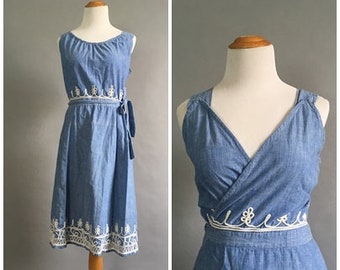 navy blue country dress