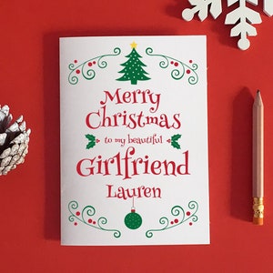 christmas card ideas for girlfriend