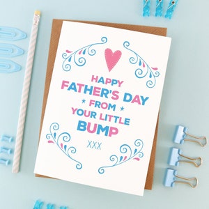 Carte de fête des pères, carte de fête des pères enceinte, carte pour mari, cadeau de fête des pères enceinte, carte de futur papa, carte de nouveau papa