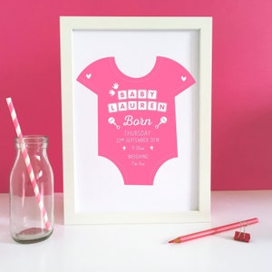 Impresión de bebé recién nacido, Impresión de nacimiento de niña, Impresión de detalles de nacimiento, Regalo para bebé nuevo, Carta natal de bebé, Póster de nacimiento, Impresión de nacimiento de recién nacido, Estadísticas de nacimiento