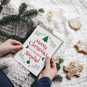 Carte de Noël beau-père, cadeau de Noël beau-père pour beau-père, beau-père, carte beau-père, cadeau beau-père, cadeau de Noël beau-père, Noël