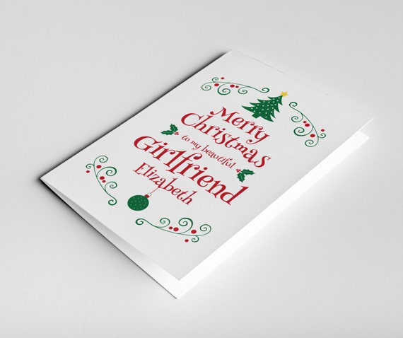 christmas card ideas for girlfriend