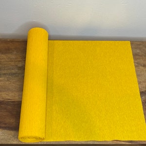 Sun Yellow Werola German Floristic Crepe Paper