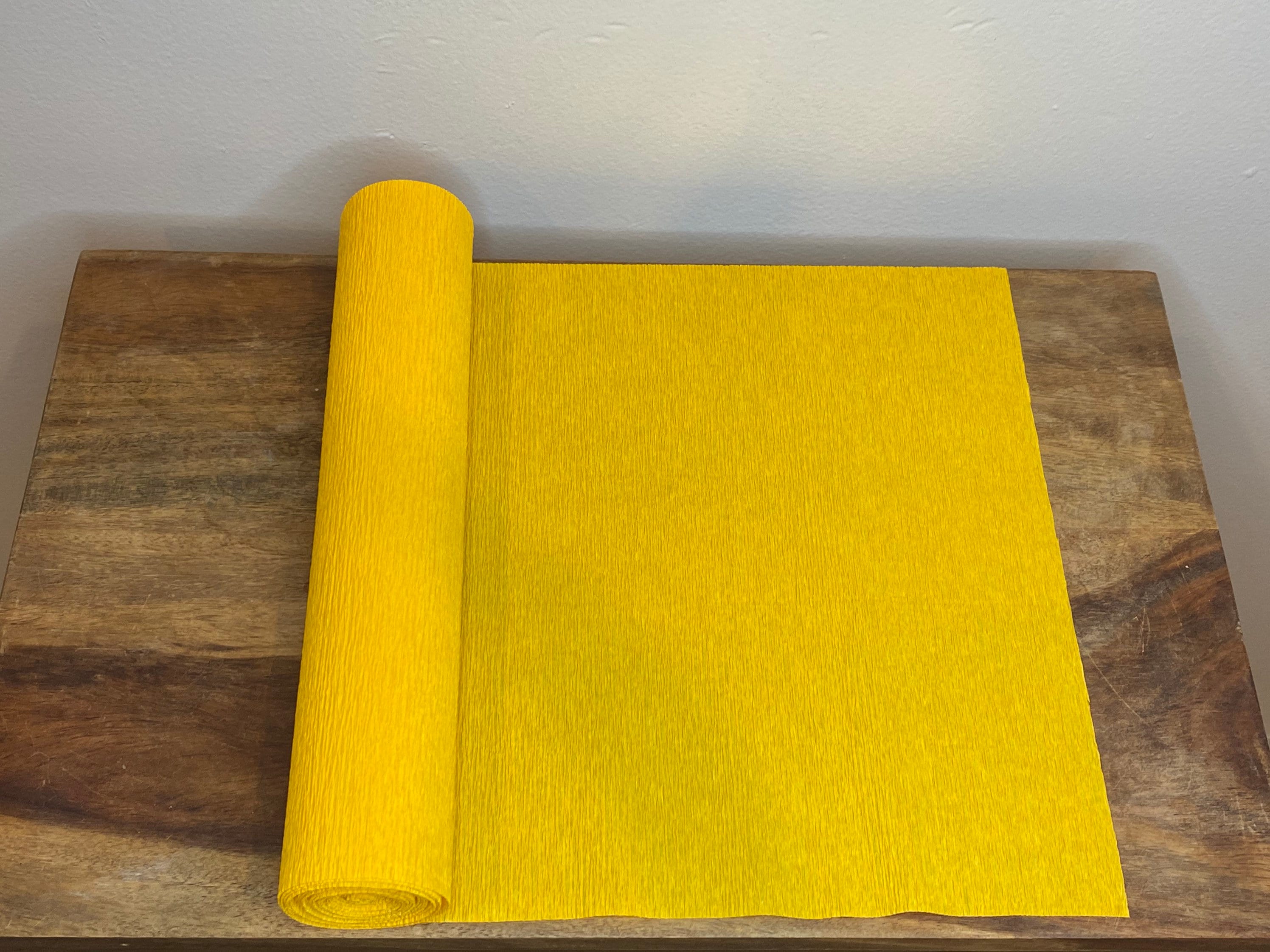 Sun Yellow Werola German Floristic Crepe Paper Etsy