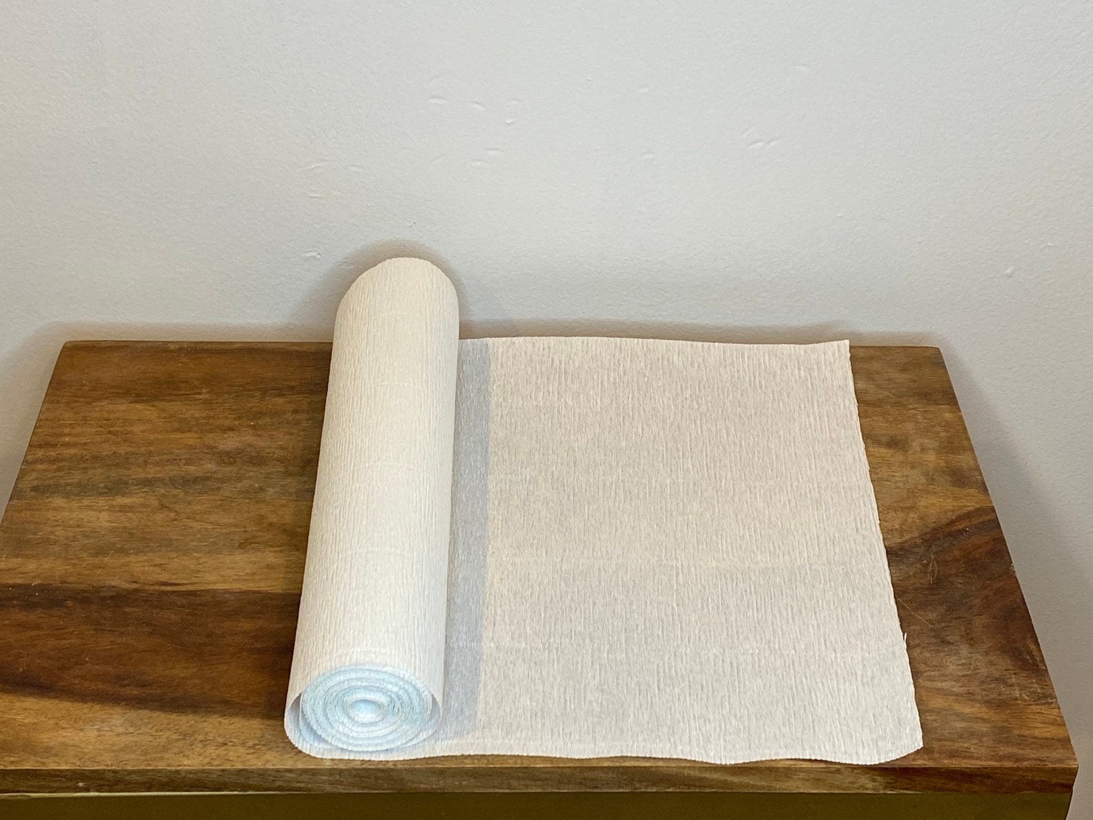 White Werola German Floristic Crepe Paper Etsy