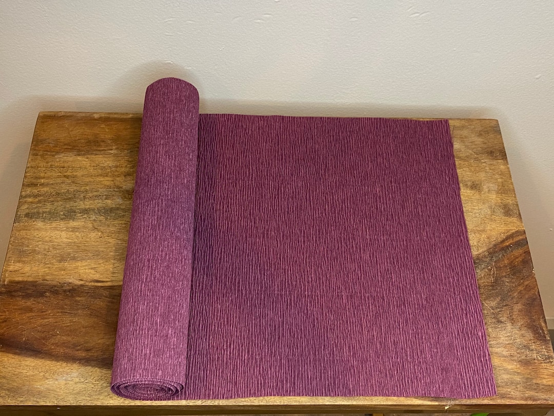 Plum Werola German Floristic Crepe Paper Etsy