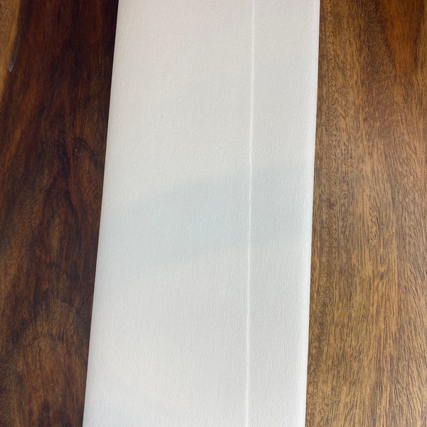 Papier crêpe allemand double face blanc/blanc