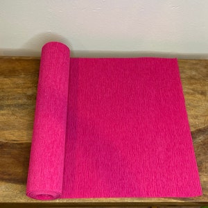 Hot Pink Werola German Floristic Crepe Paper