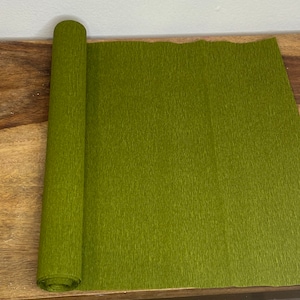 Olive Werola Extra Fine German Crepe Paper