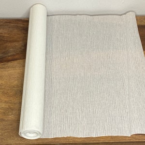 White Werola Extra Fine German Crepe Paper