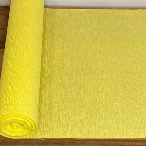 Light Yellow Werola German Floristic Crepe Paper