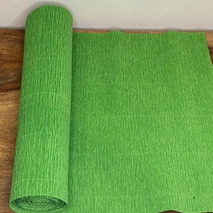 Tropic Green German Floristic Crepe