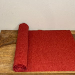 Burgundy German Floristic Crepe