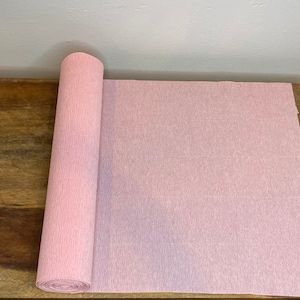 Pastel Pink Werola German Floristic Crepe Paper