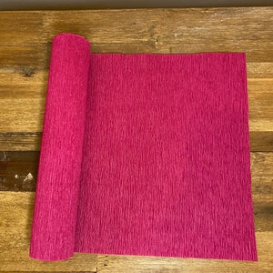 Dark Pink Werola German Floristic Crepe Paper