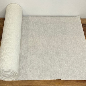 Antique White German Floristic Crepe