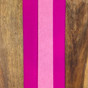 Pink/Berry Double-Sided German Crepe Paper