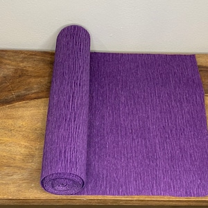 Purple German Floristic Crepe