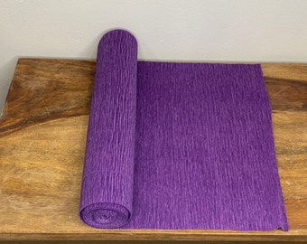 Purple German Floristic Crepe