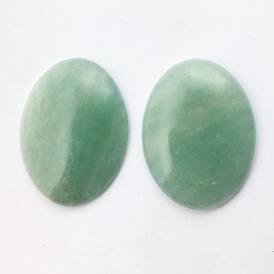 Large Aventurine Oval cabochon, 40mm, Large Green Aventurine, 40X30 Cabochon, Green Cabochon, Large Oval Cabochon, 1 Piece