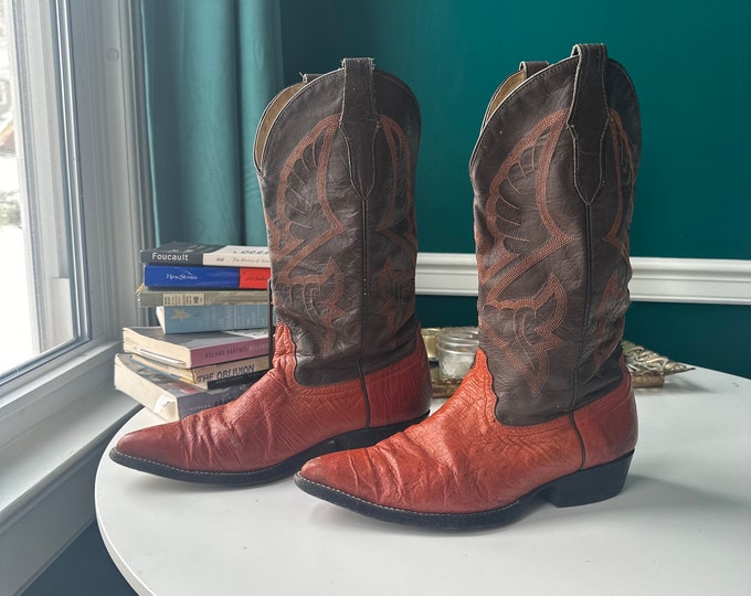 Genuine Leather Tarahumara Western Boots