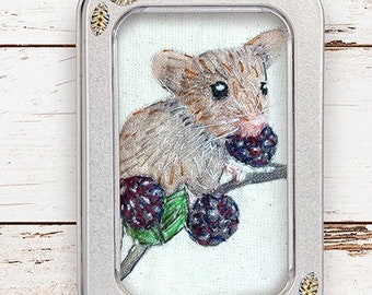 Mice Rodent Rat Nature Wildlife Cool Fun Gift #14562 Cute Field Mouse Coaster 