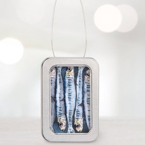 Sardines, a tin of sardines, 3D fabric sardines