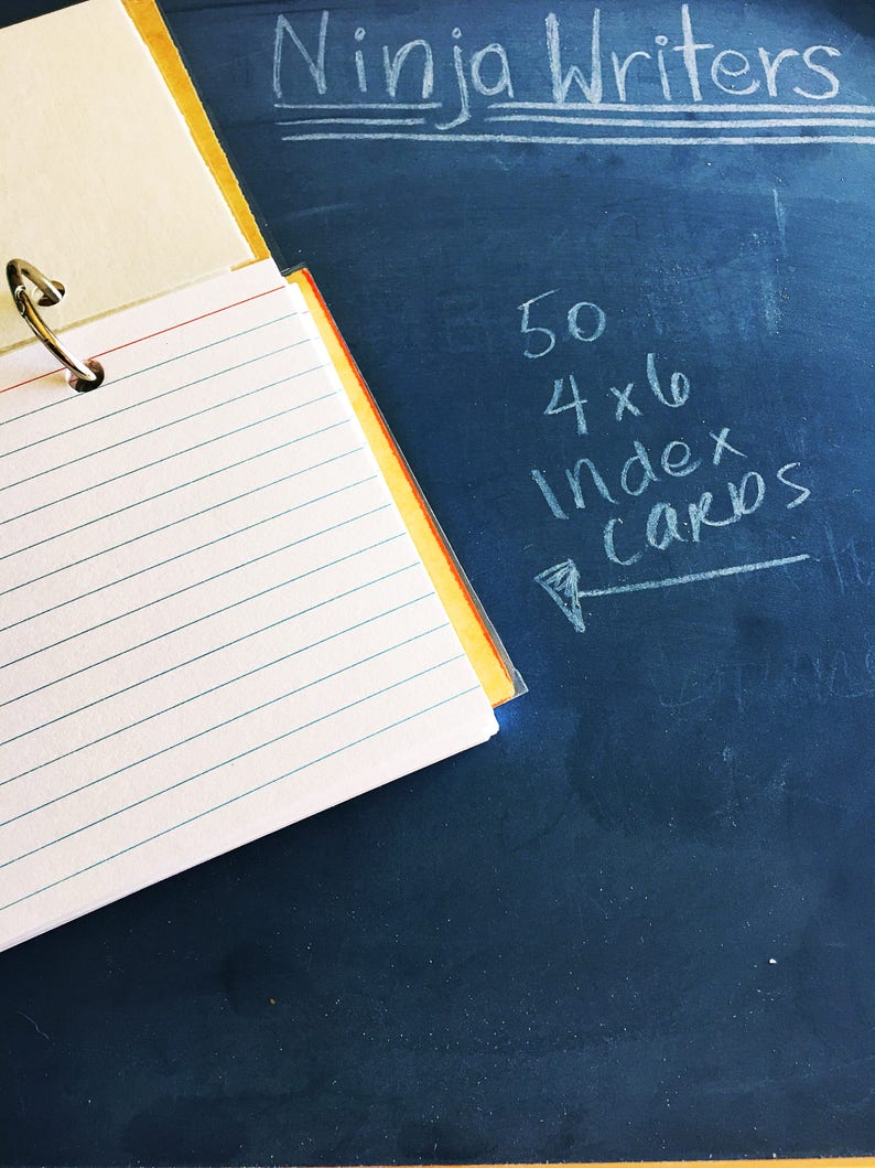 4X6 Index Card Binder Deliverance Bullet Journal Notebook Etsy