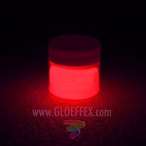 Red Glow in the Dark Paint