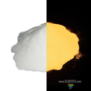 Super Phosphorescent Glow Powder Pigment (1/2oz) - Orange