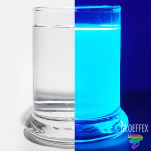 Blacklight Reactive Water Dye - Clear/Blue