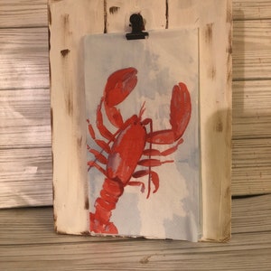 Watercolor Lobster Paper Napkins